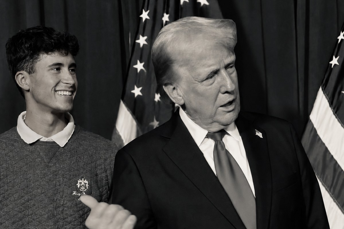 Preston Parra with President Donald J. Trump